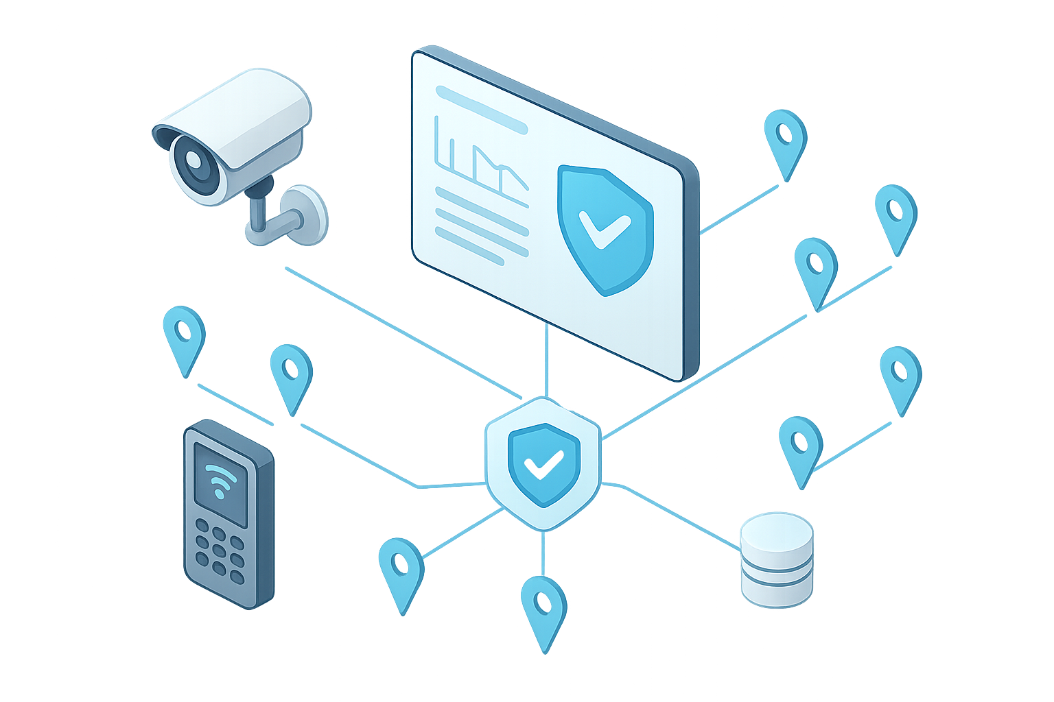 Illustration Sicherheitslösungen